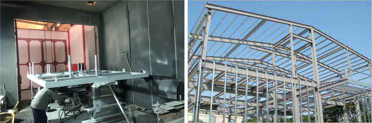 金屬框架噴鋁噴鋅防腐塗層技術