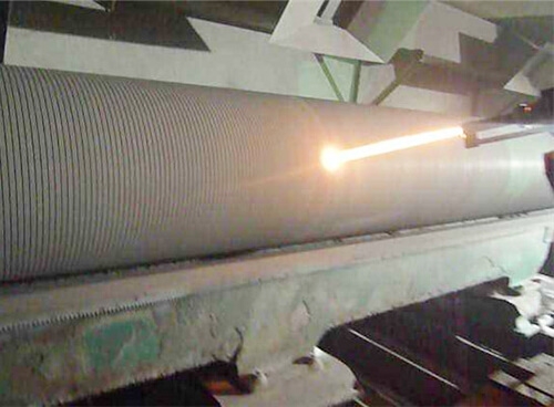 複卷機軸采用超音速熱噴塗碳化鎢