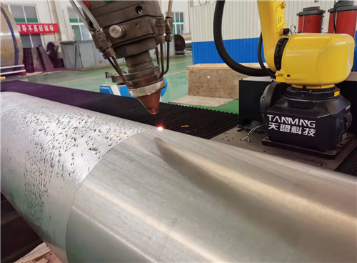 山東某科技公司功能輥表麵激光熔覆技術修複 山東某科技公司功能輥表麵激光熔覆技術修複