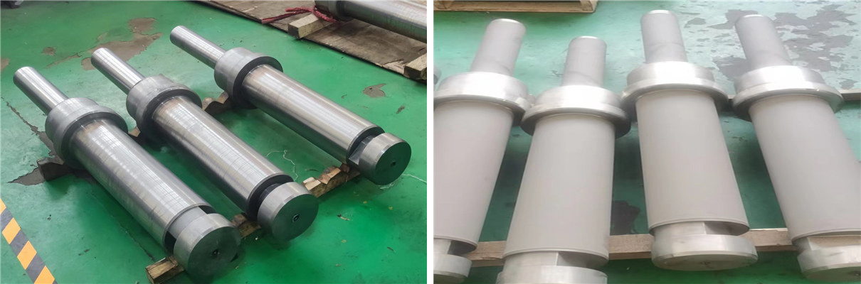 壓力泵柱塞表麵超音速噴塗碳化鎢塗層 壓力泵柱塞表麵超音速噴塗碳化鎢塗層