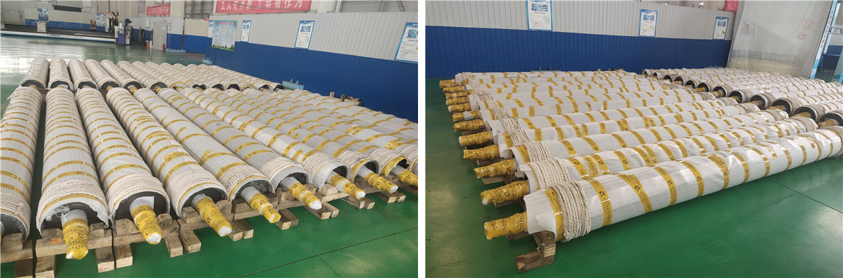 又一批陶瓷輥噴塗完畢整裝待發