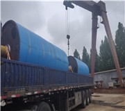 天盟公司兩台大型烘缸到貨待噴塗